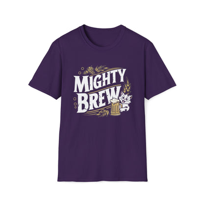 Mighty Brew Cotton Crew Neck Tshirt