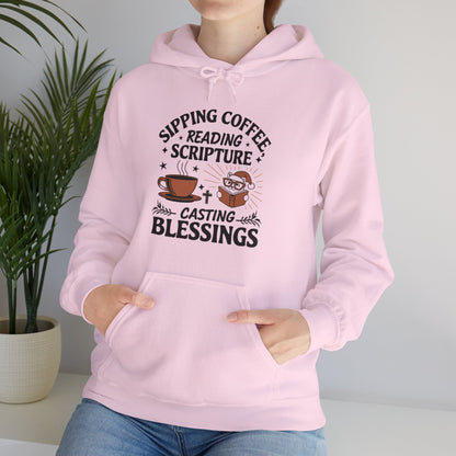 Serene Sip Serenity Cotton Hoodie