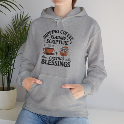 Serene Sip Serenity Cotton Hoodie