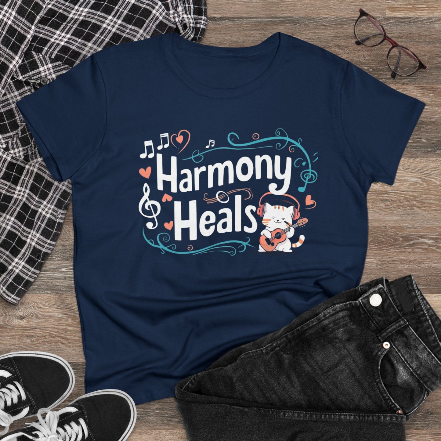 Harmony Heal Women Cotton Tshirt