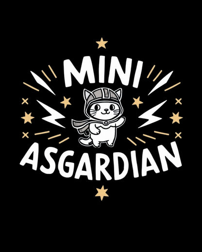 Mini Asgardian Cotton Crew Neck Men Tshirt