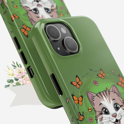 Green Mewsic Tough Case