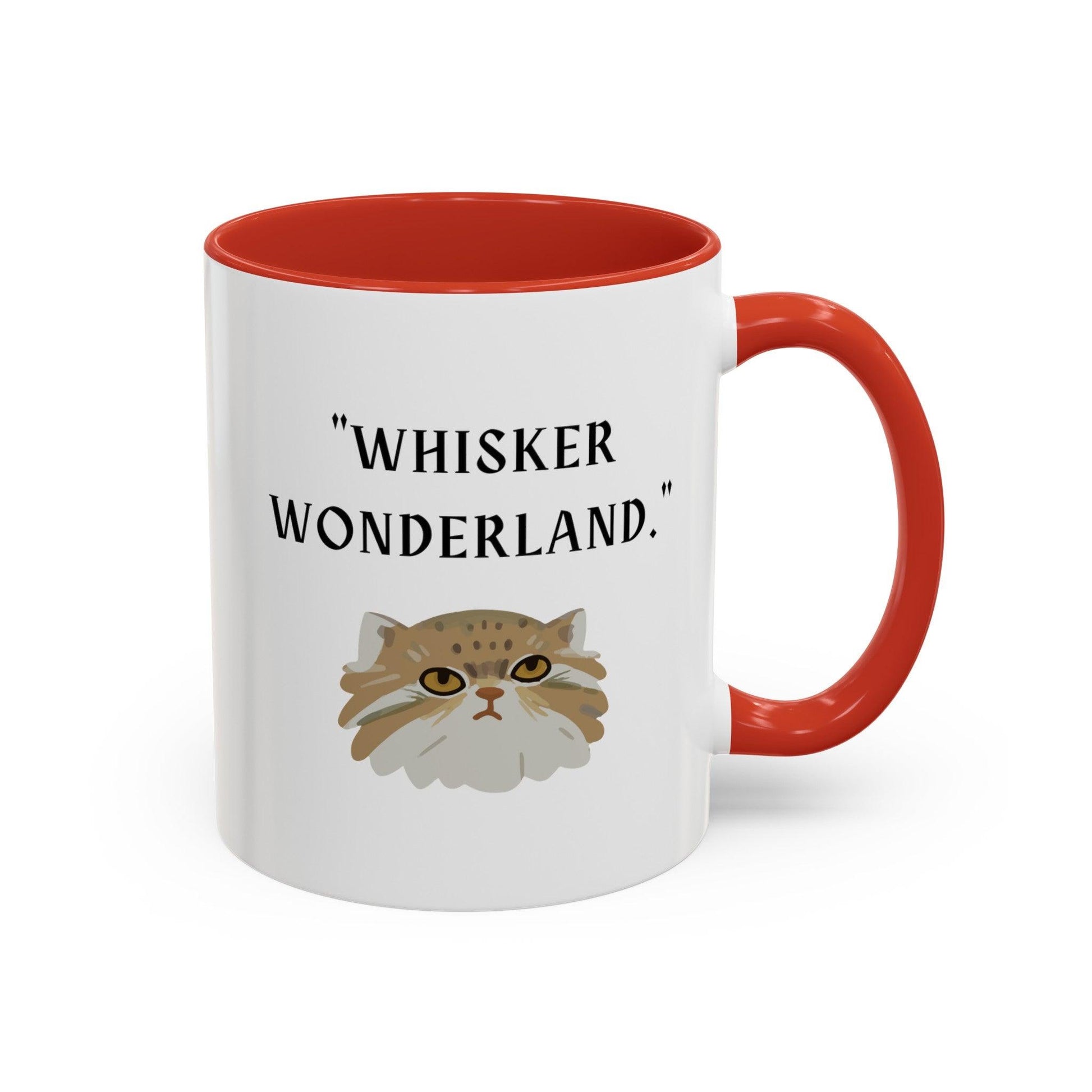 Billien Whisker Wonderland Printify 11 oz 11oz accent mug Coffee Mugs Holiday Picks Home & Living Kitchen Mugs Spring Essentials two tone White base