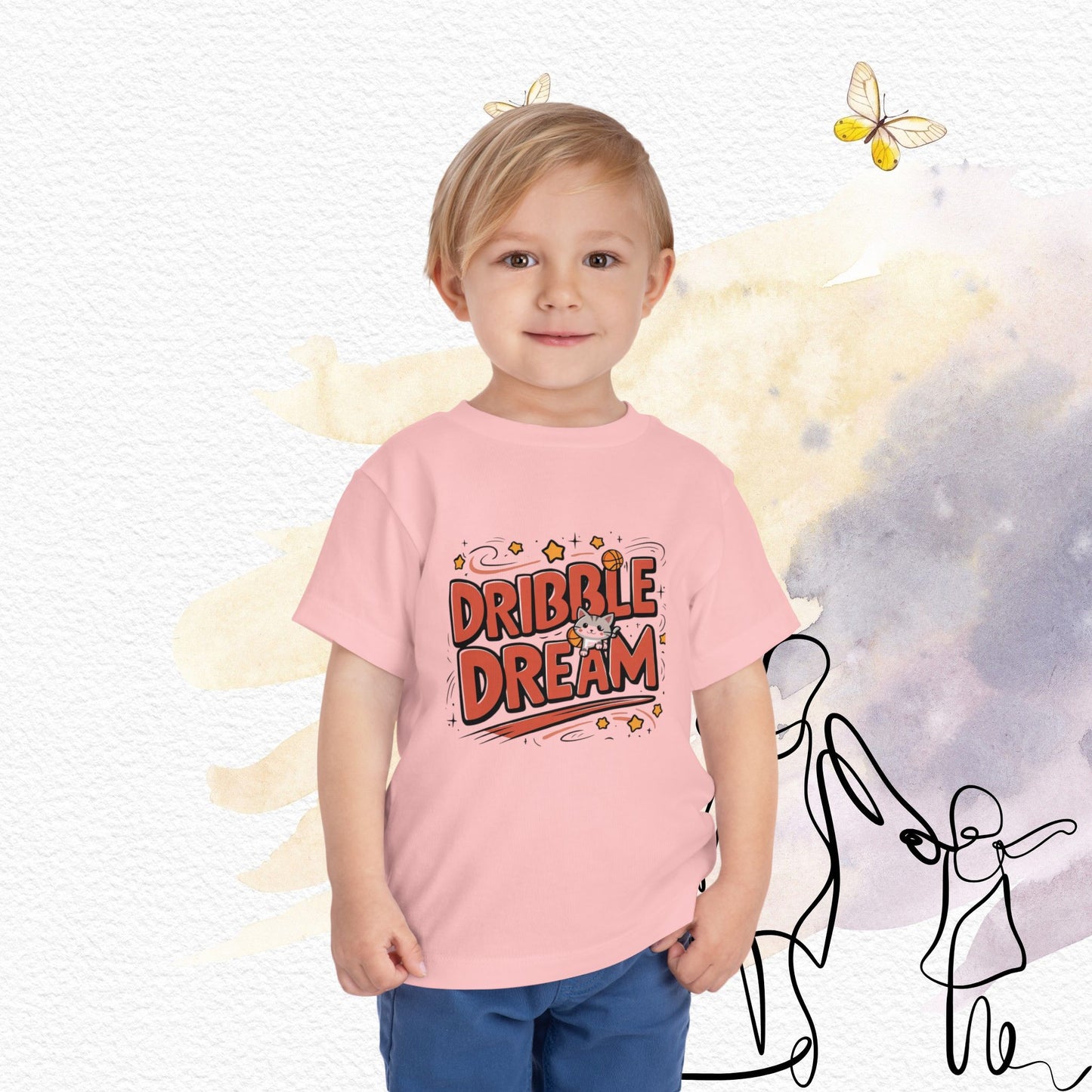 Dribble Dream Toddler Cotton Kids T-Shirt