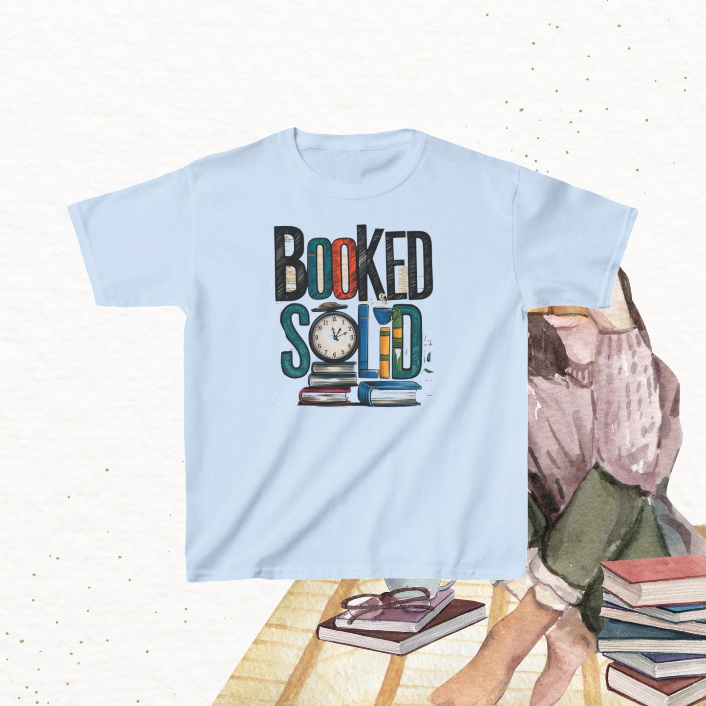 Booked Solid Kid Cotton Tshirt