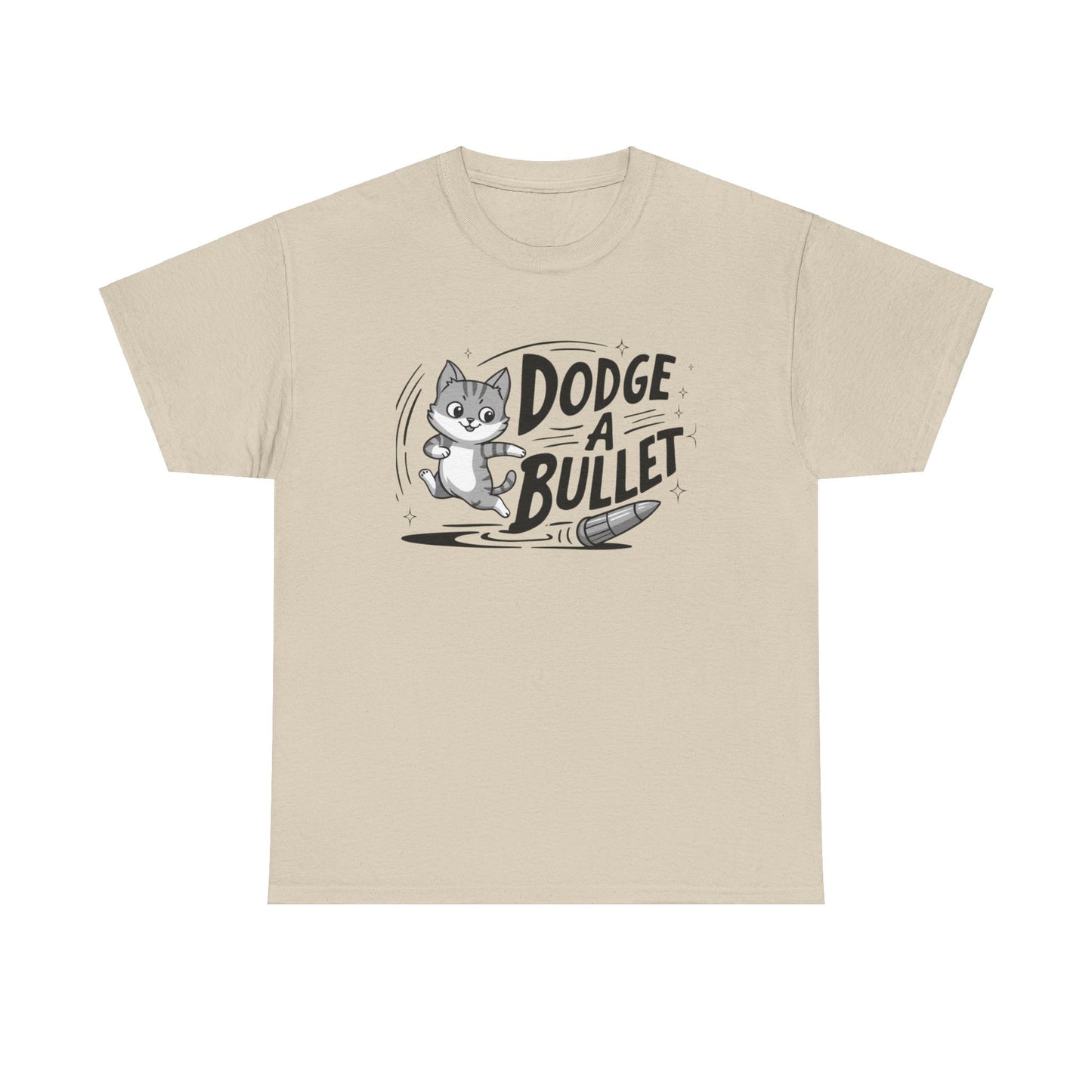 Dodge A Bullet Idiom Unisex Cotton T-Shirt