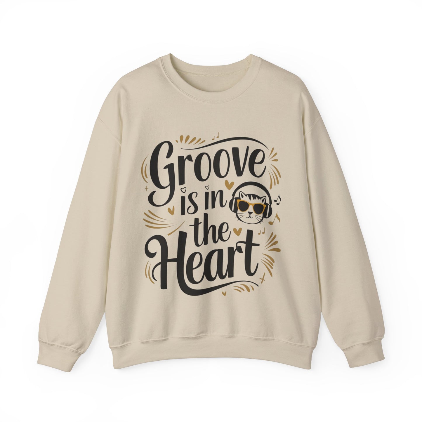 Groove In The Heart Ultra Cotton Crewneck Sweatshirt