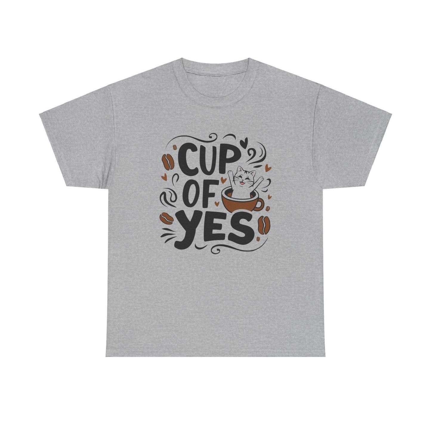 Cup Of Yes Coffee Cotton T-Shirt