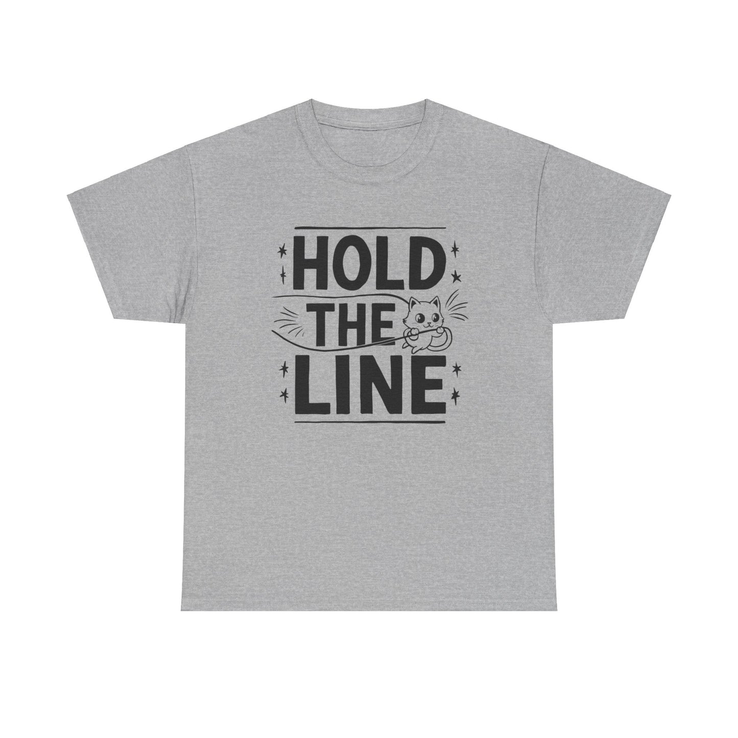 Hold The Line Idiom Cotton T-Shirt