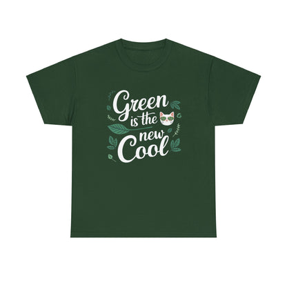 Green Is The New Cool Nature Cotton Tee