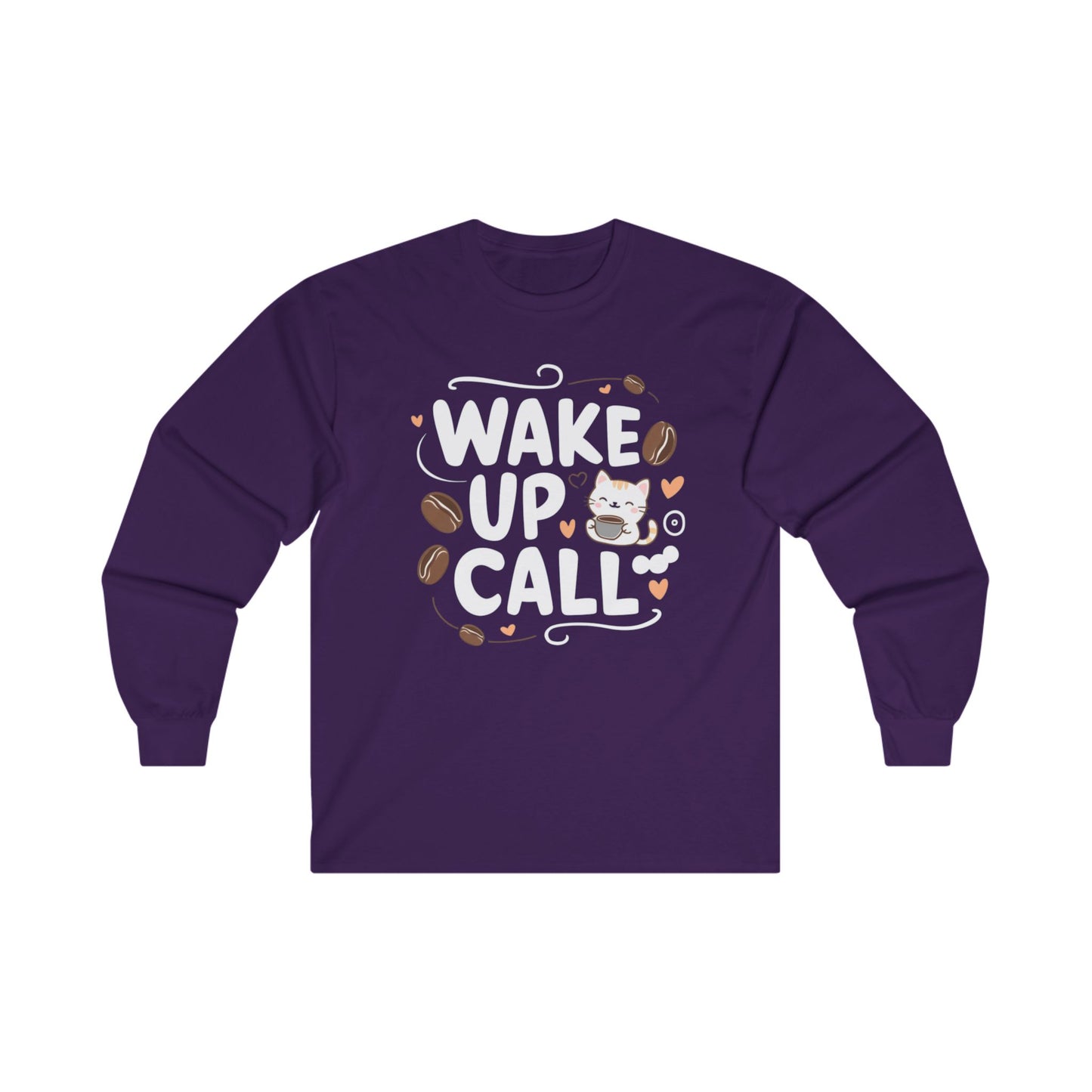 Wake Up Call Cotton Long Sleeve Tshirt