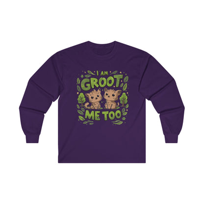 I am Groot Me Too Cotton Long Sleeve Tshirt