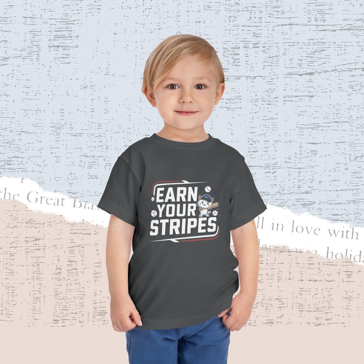 Earn Your Stripes Toddler Cotton Kids T-Shirt