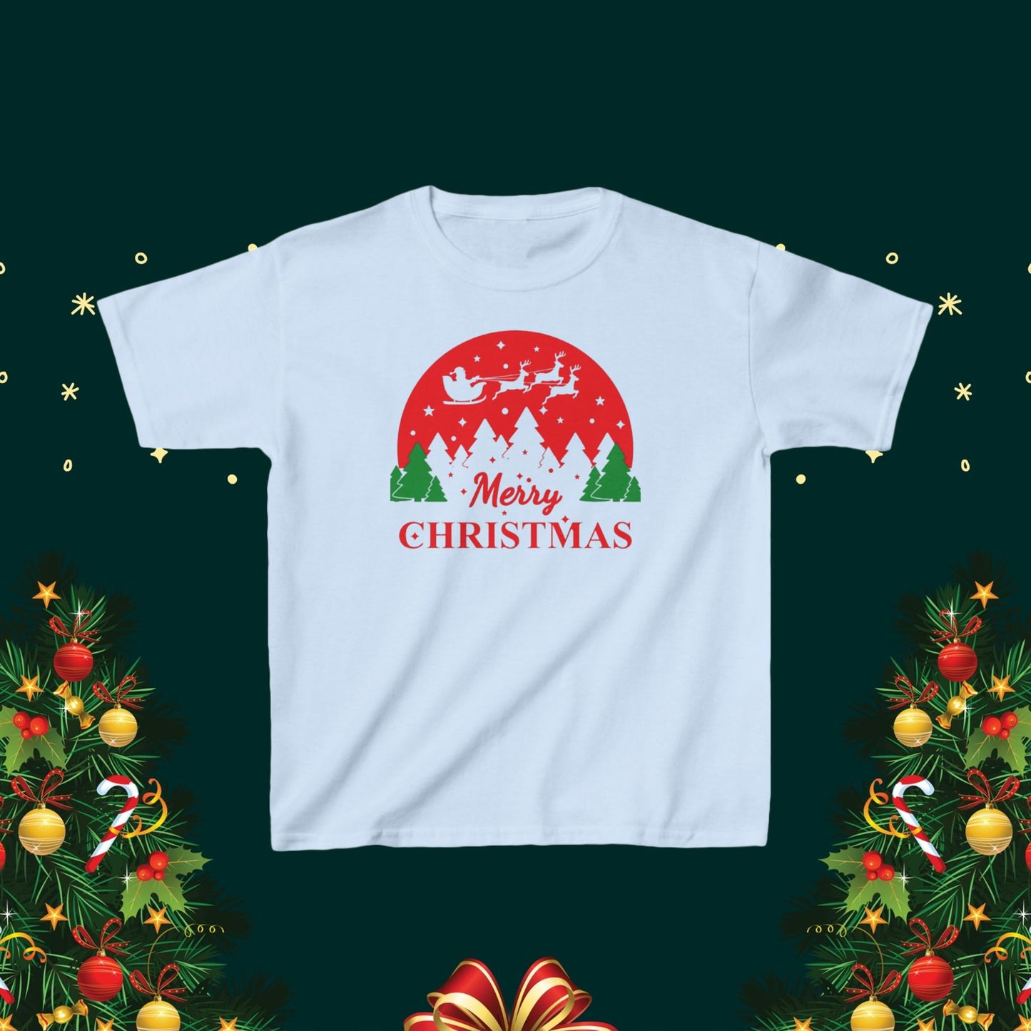 Christmas Joy kid Heavy Cotton Tshirt