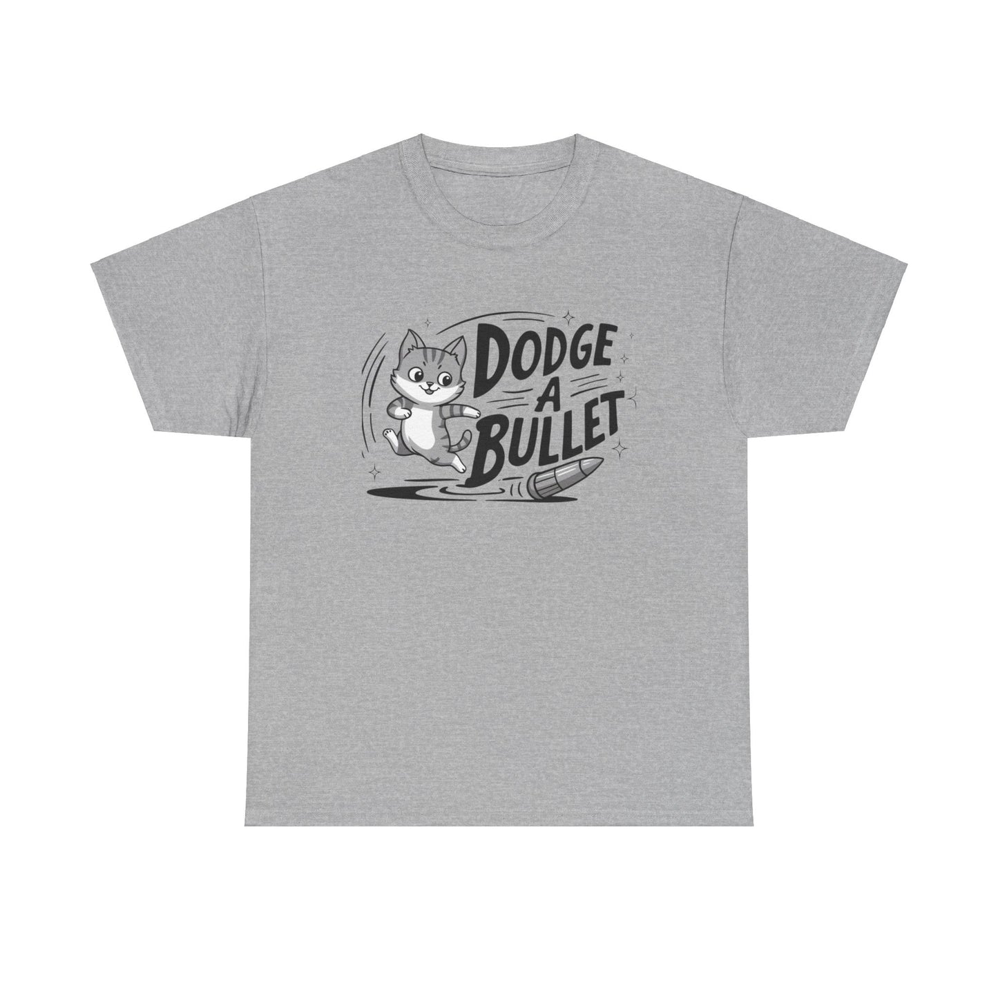 Dodge A Bullet Idiom Unisex Cotton T-Shirt