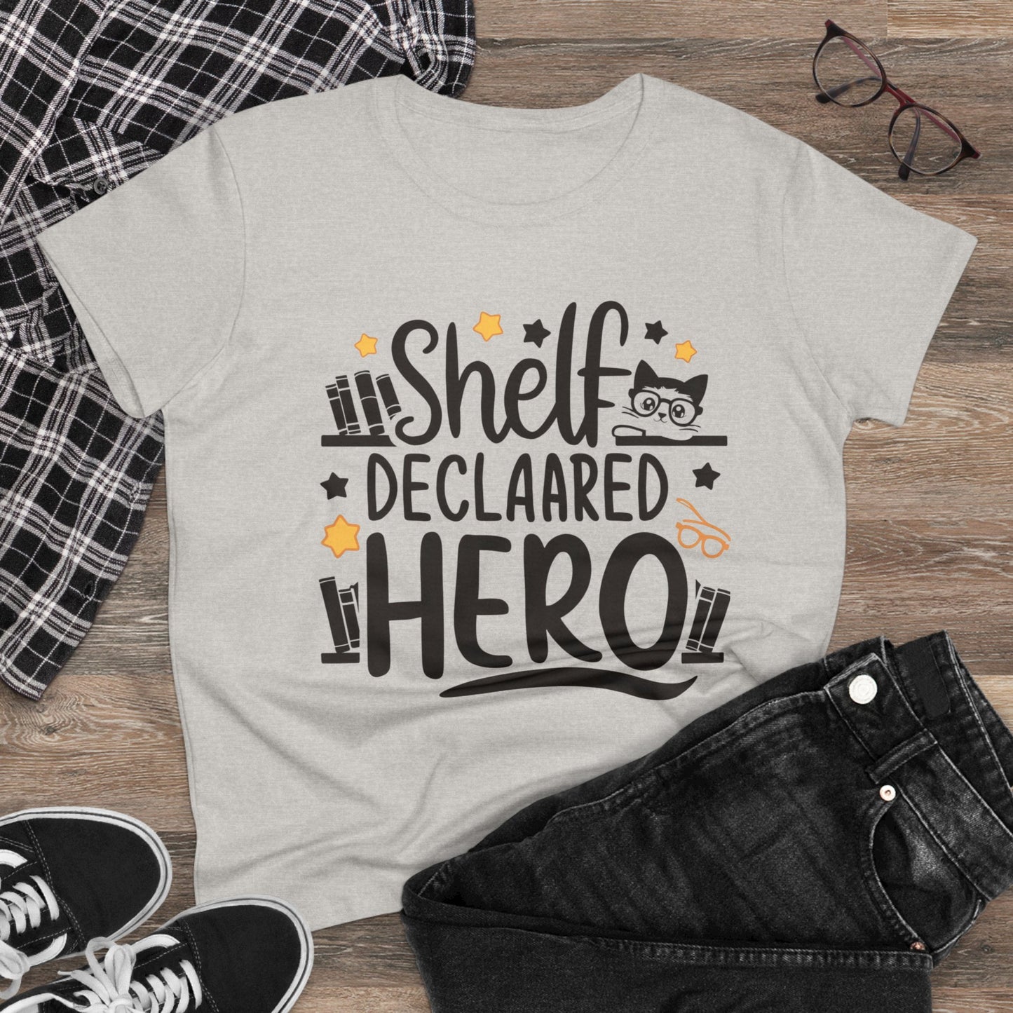 Self Declared Hero Cotton Women Tshirt