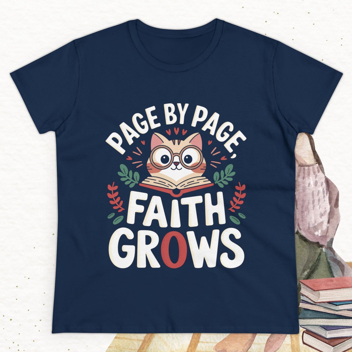 Faithful Threads Women Cotton Tshirt