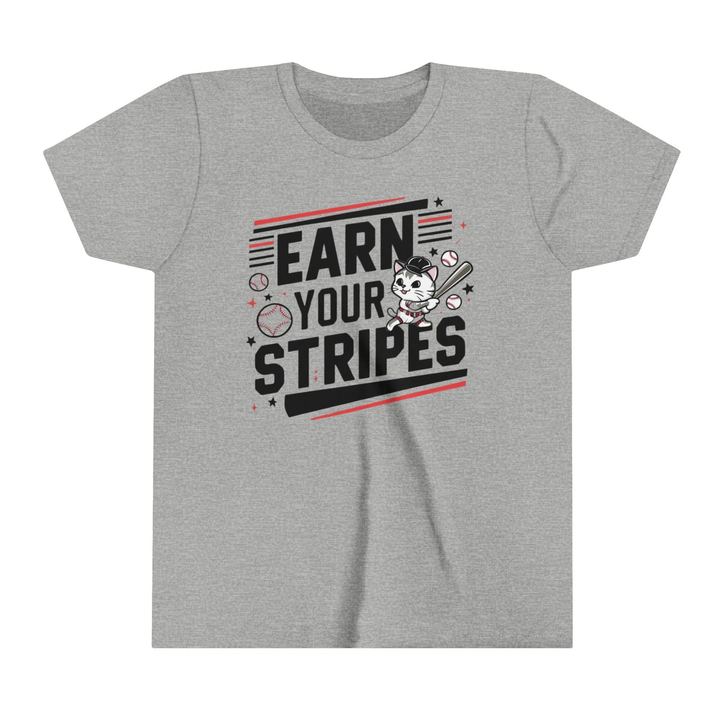 Earn Your Stripes Youth Heavy Cotton T-Shirt