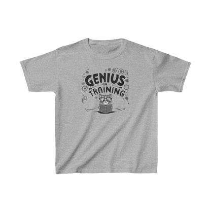 Genius In Training Kids Heavy Cotton T-Shirt