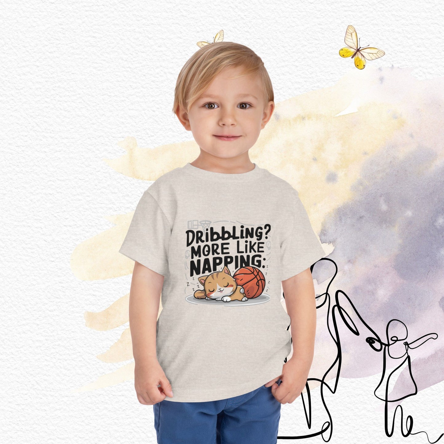 Dribbling More Like Napping Toddler Cotton T-Shirt