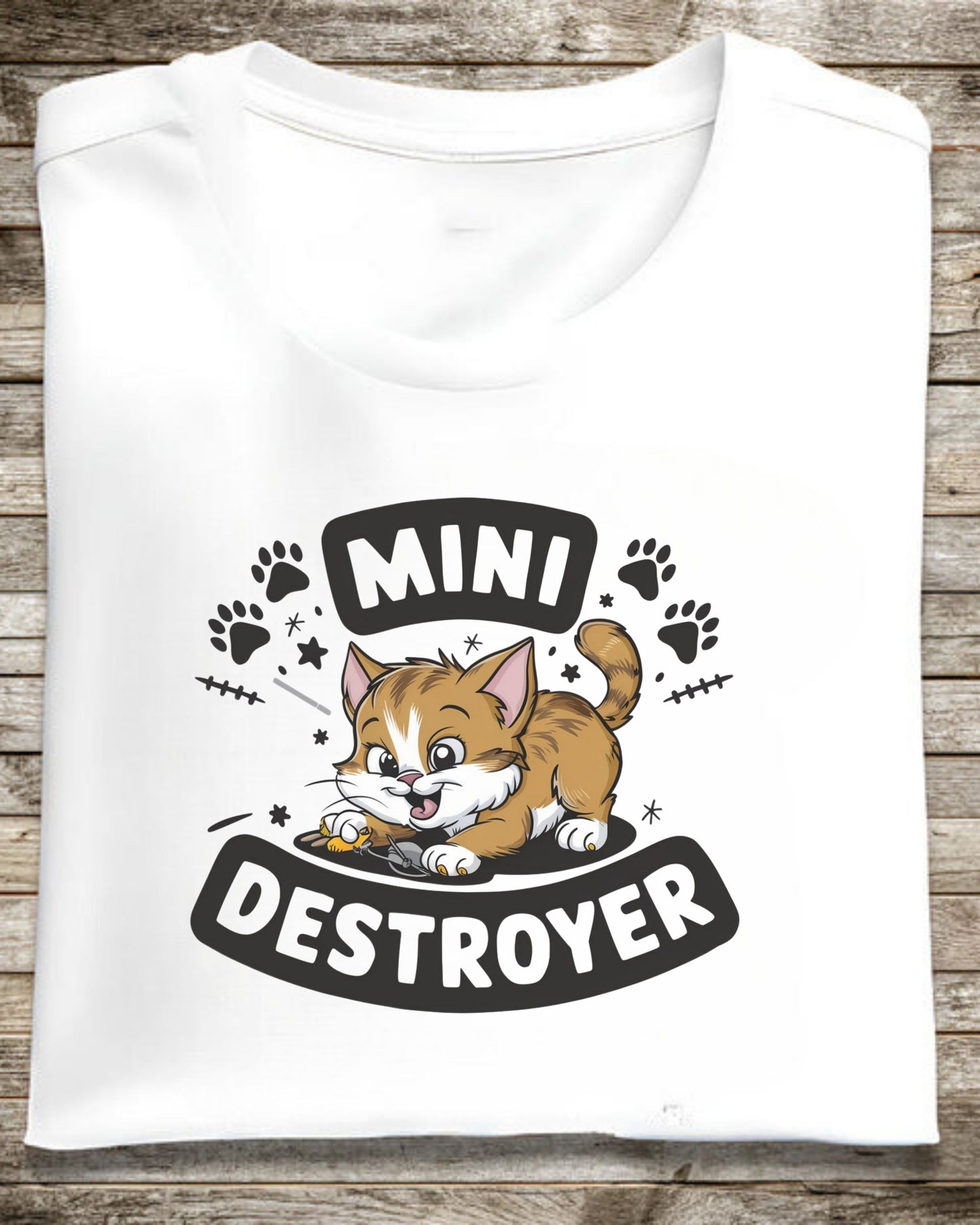 Mini Destroyer Crewneck Cotton Tshirt