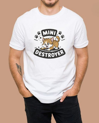 Mini Destroyer Crewneck Cotton Tshirt