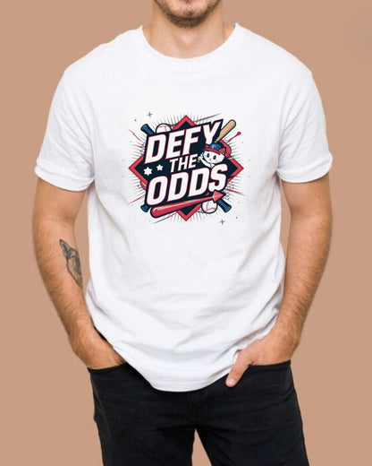 Defy The Odds Cotton Men Tshirt