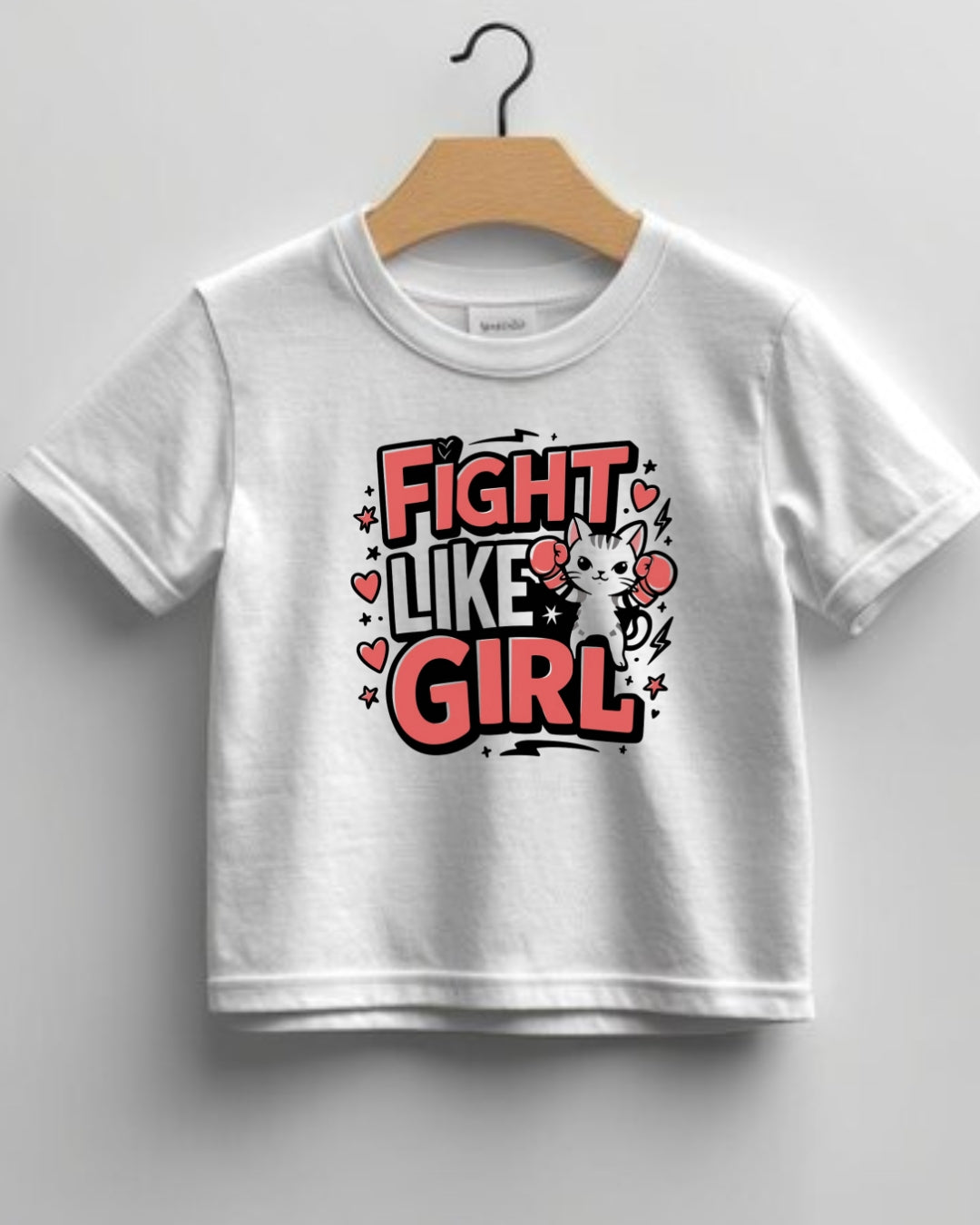 Fight Like Girl Infant Cotton T-Shirt