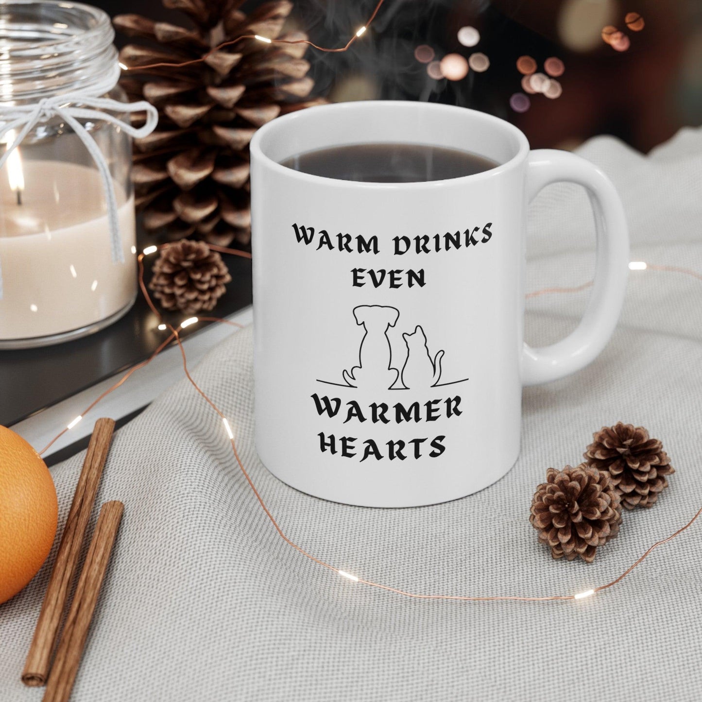 Billien Whisker Warmer Printify 11oz Coffee Mugs Holiday Picks Home & Living Kitchen Mugs Sublimation Valentine's Day Valentine's Day Picks White base