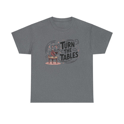 Turn The Table Idiom Cotton T-Shirt