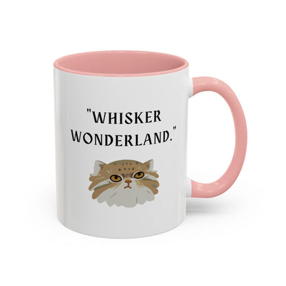 Billien Whisker Wonderland Printify 11 oz 11oz accent mug Coffee Mugs Holiday Picks Home & Living Kitchen Mugs Spring Essentials two tone White base