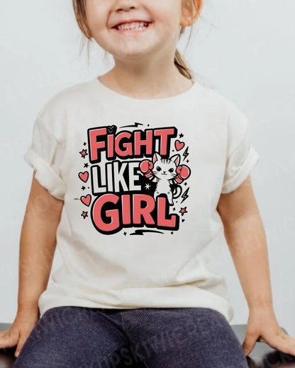 Fight Like Girl Infant Cotton T-Shirt