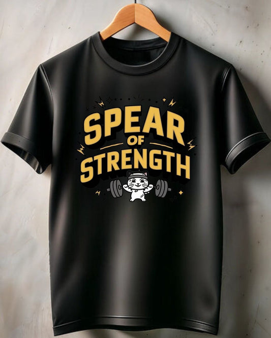 Spear of Strength Cotton Men Tshirt