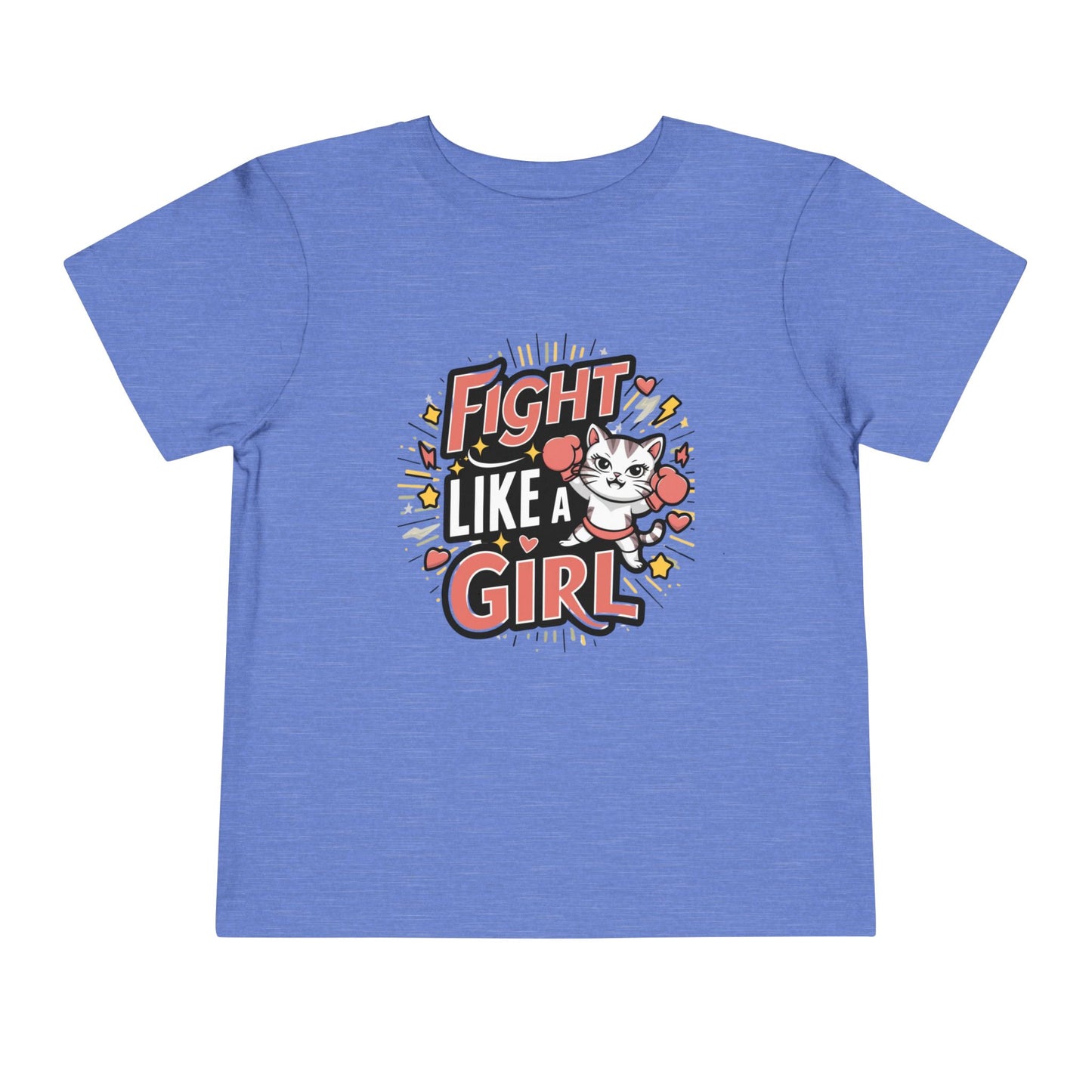 Fight Like Girl Toddler Cotton T-Shirts