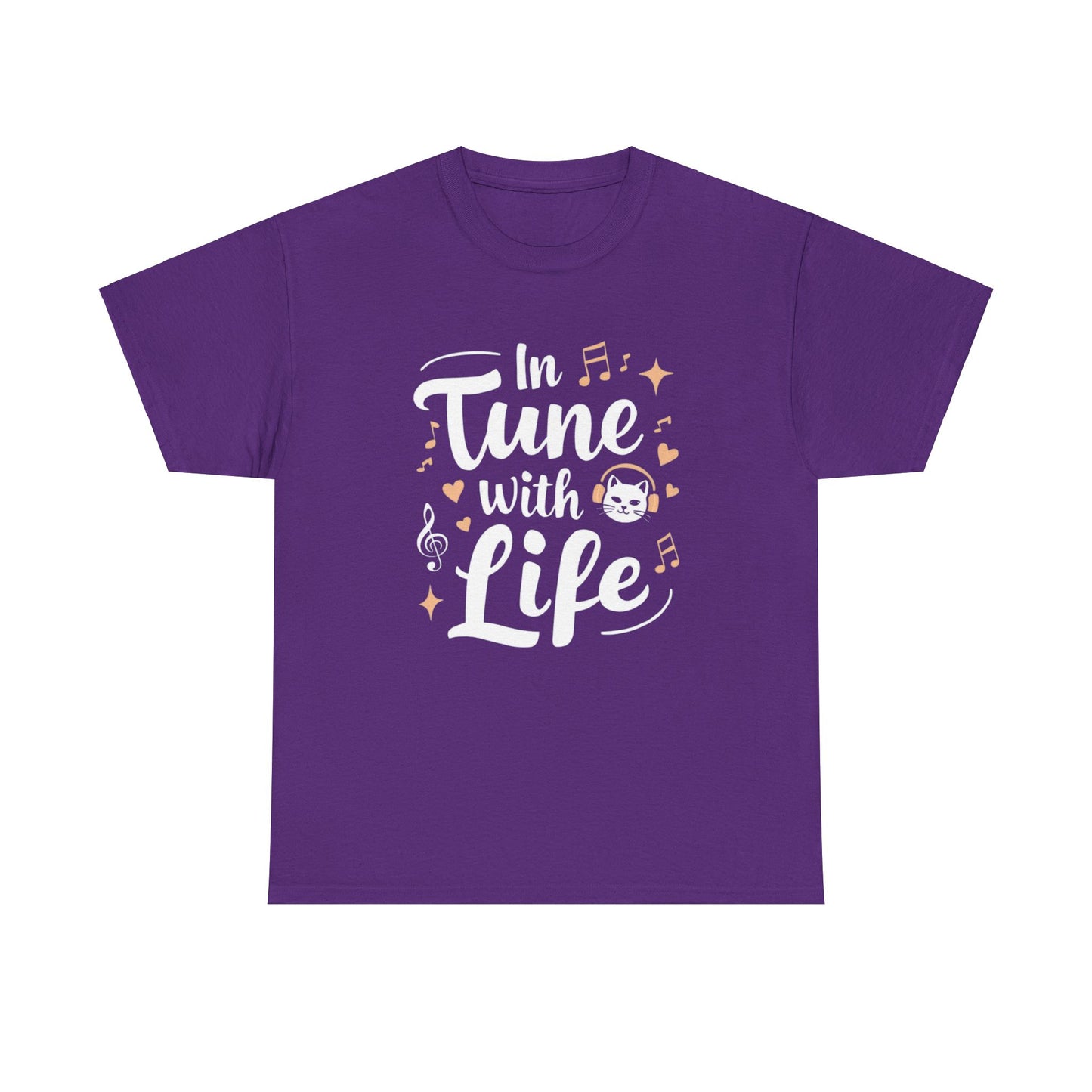 In Tune With Life Cotton Tee