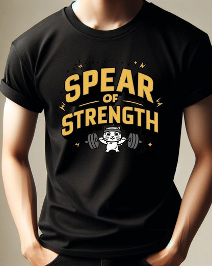 Spear of Strength Cotton Men Tshirt