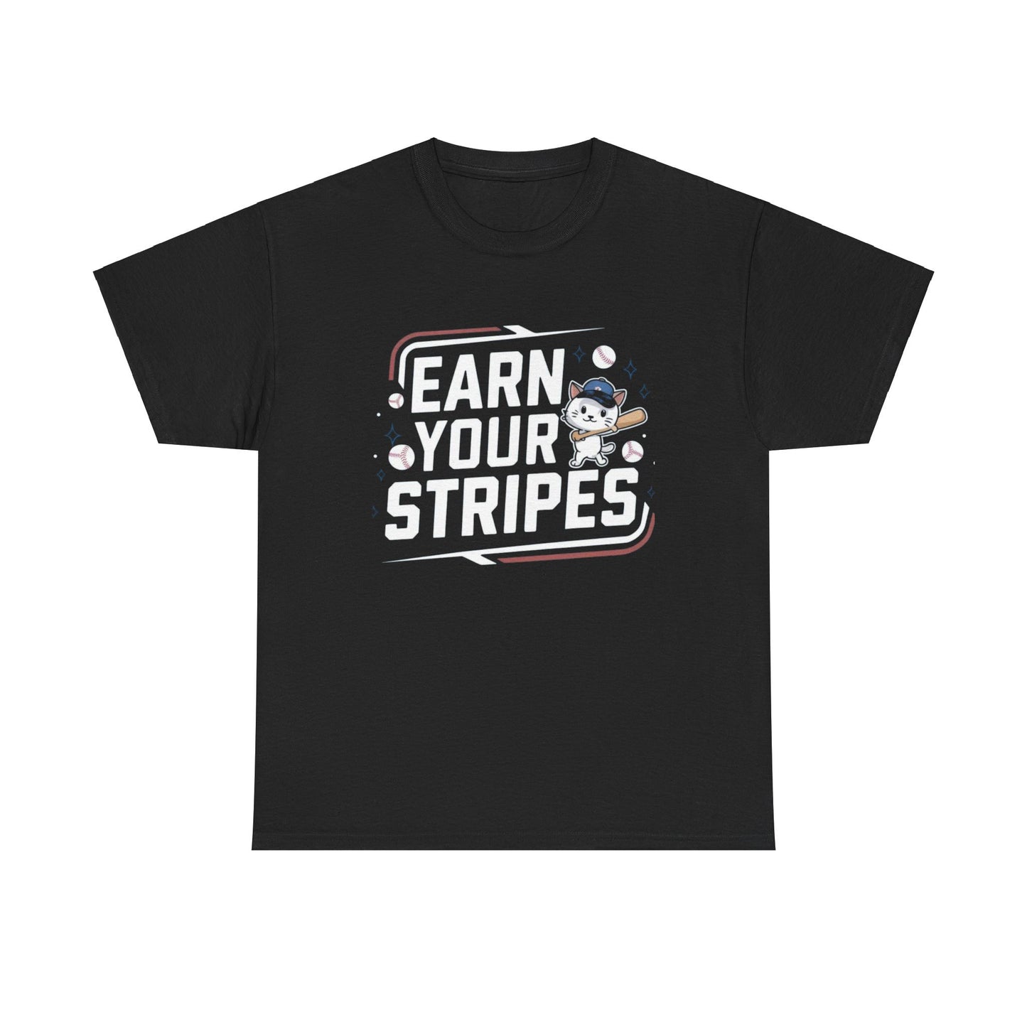 Earn Your Stripes Baseball Crew Neck Tee