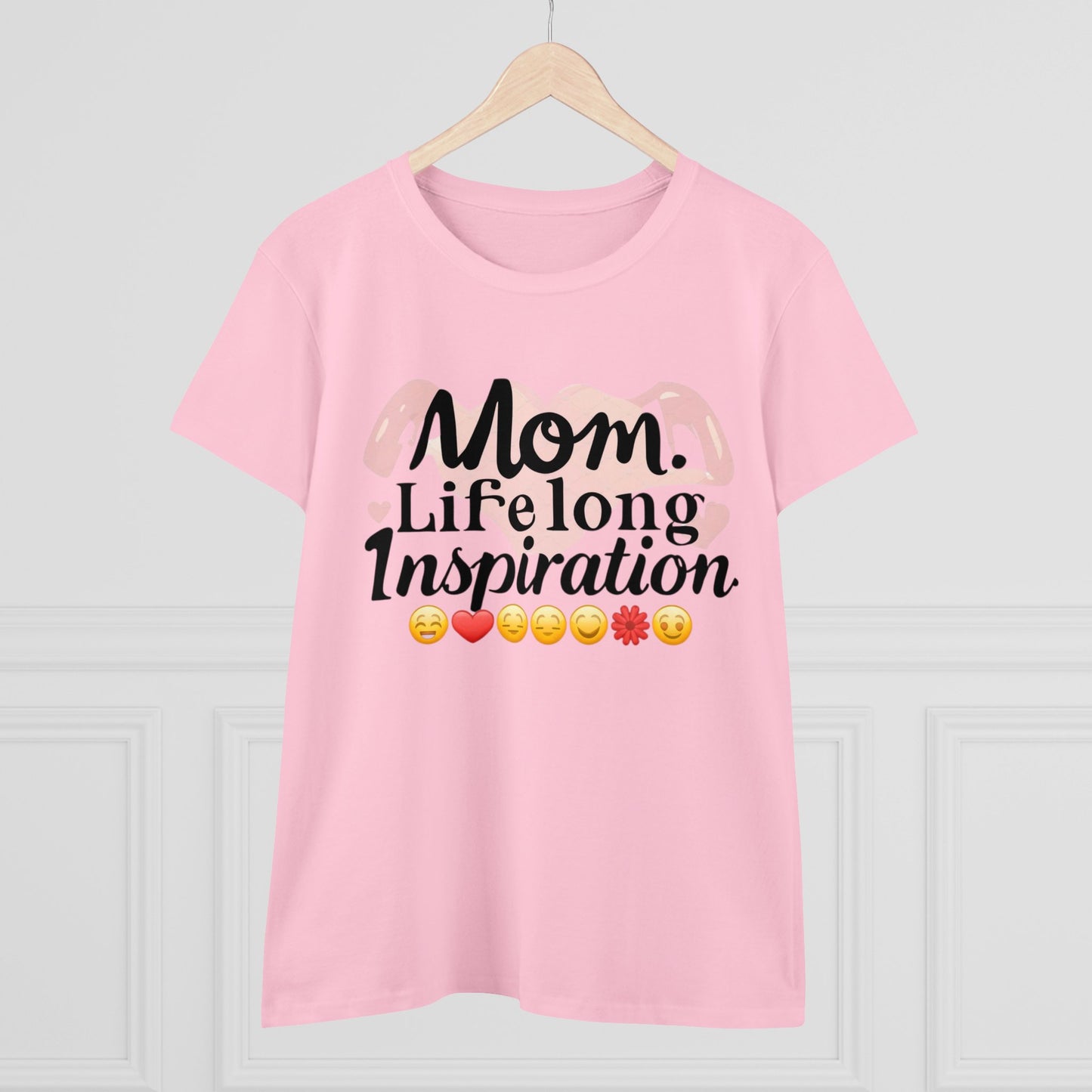 Mom Life Long Inspiration Women Cotton Tshirt