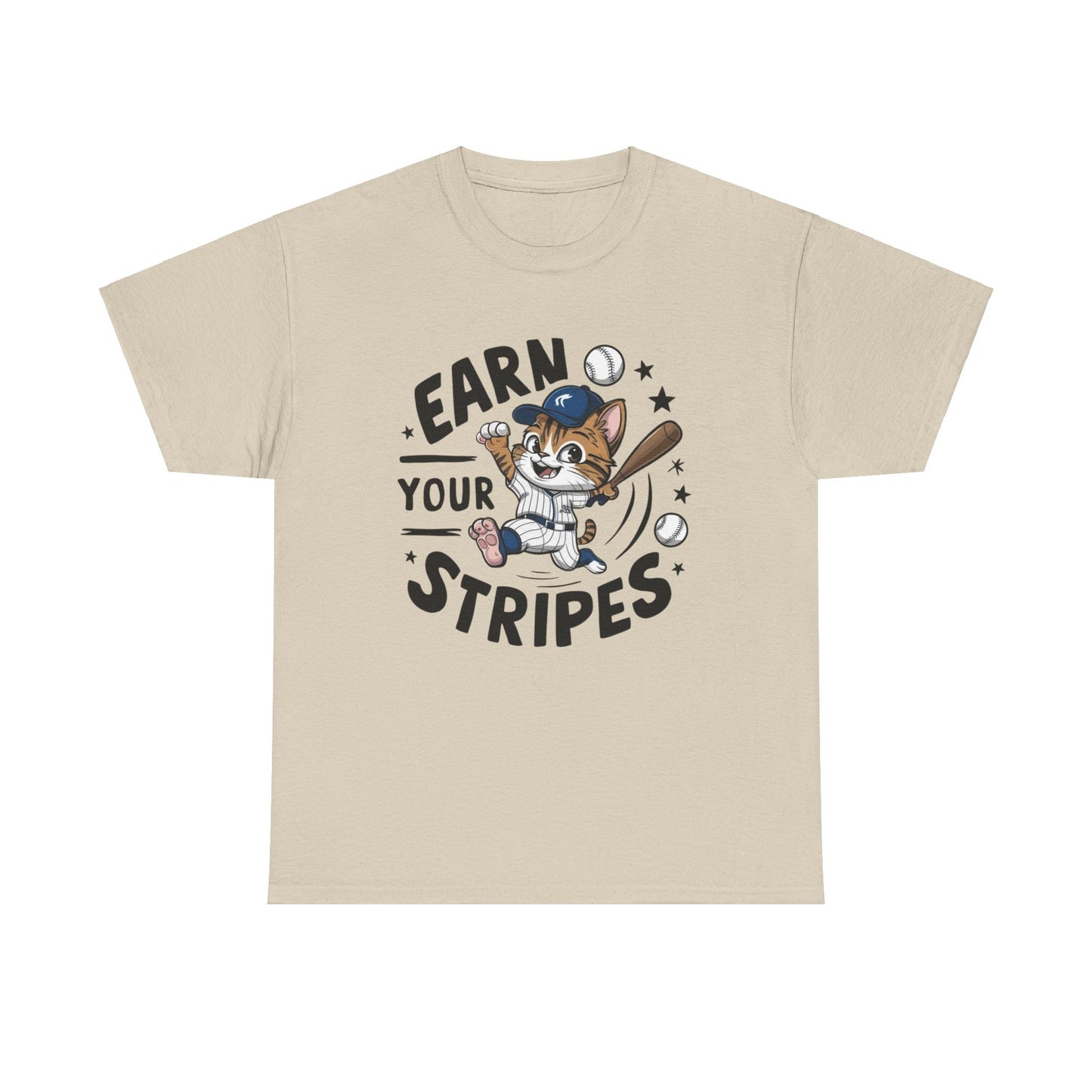 Earn Your Stripe Baseball Cotton T-Shirt