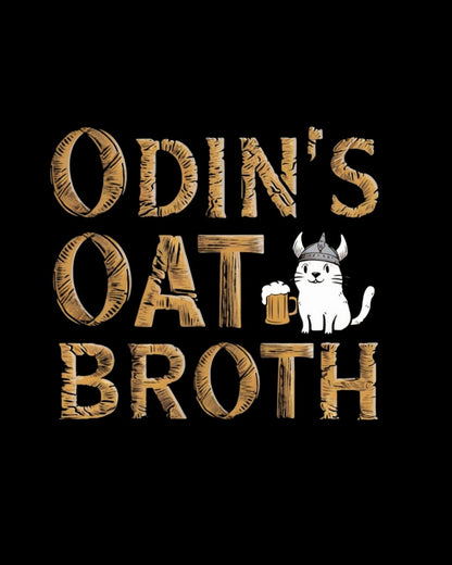 Odin Oat Broth Cotton Crew Neck Men Tshirt