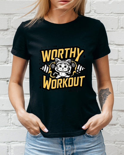 Worthy Workout Cotton T-Shirt