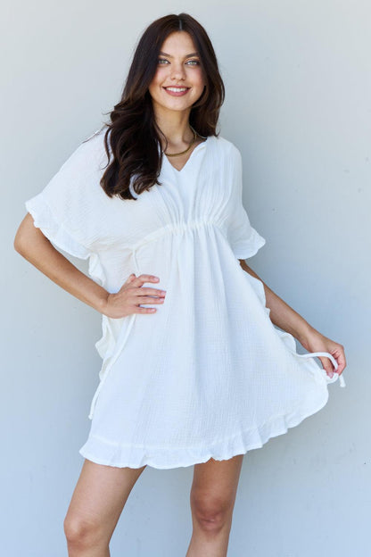 Ruffle Hem Dress