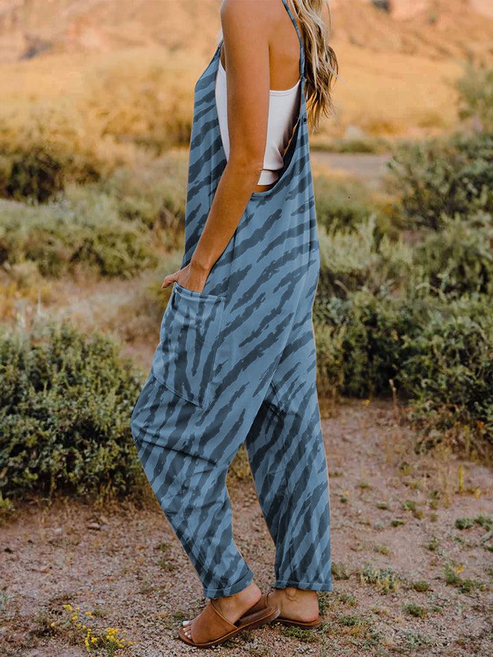 V-Neck Sleeveless Jumpsuit