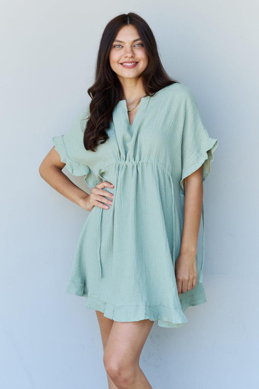 Ruffle Hem Dress