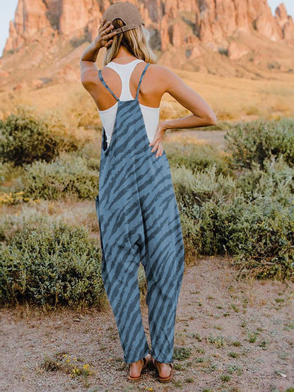 V-Neck Sleeveless Jumpsuit