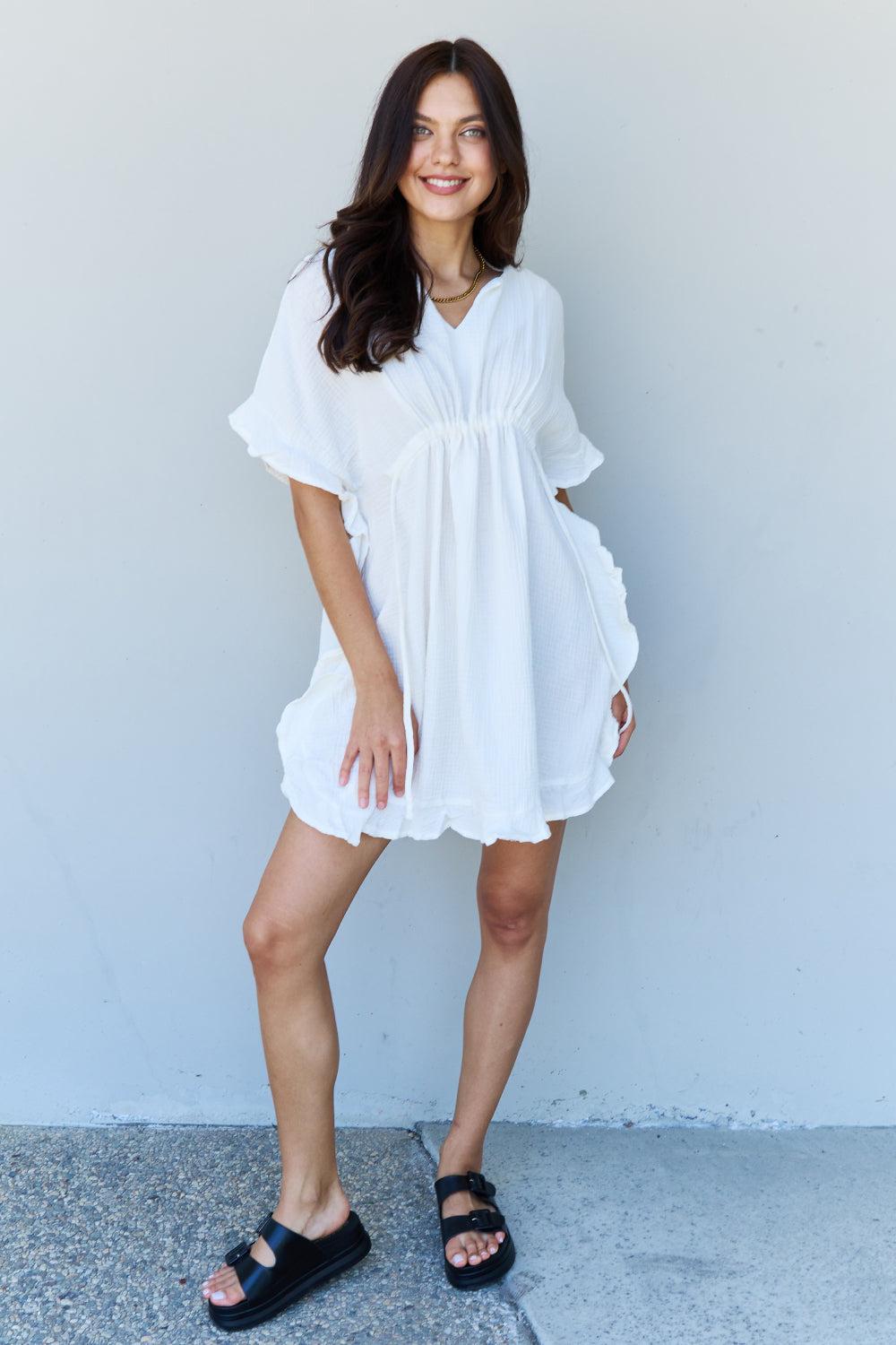 Ruffle Hem Dress